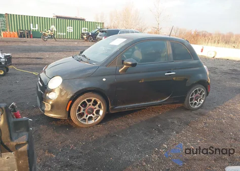 2012 Fiat 500 Sport from USA, damaged, VIN 3C3CFFBR7CT314203